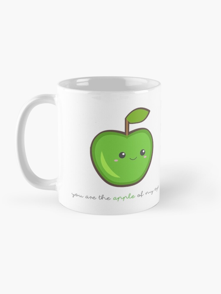 Alternate view of Fruit Puns - You are the apple of my eye Mug