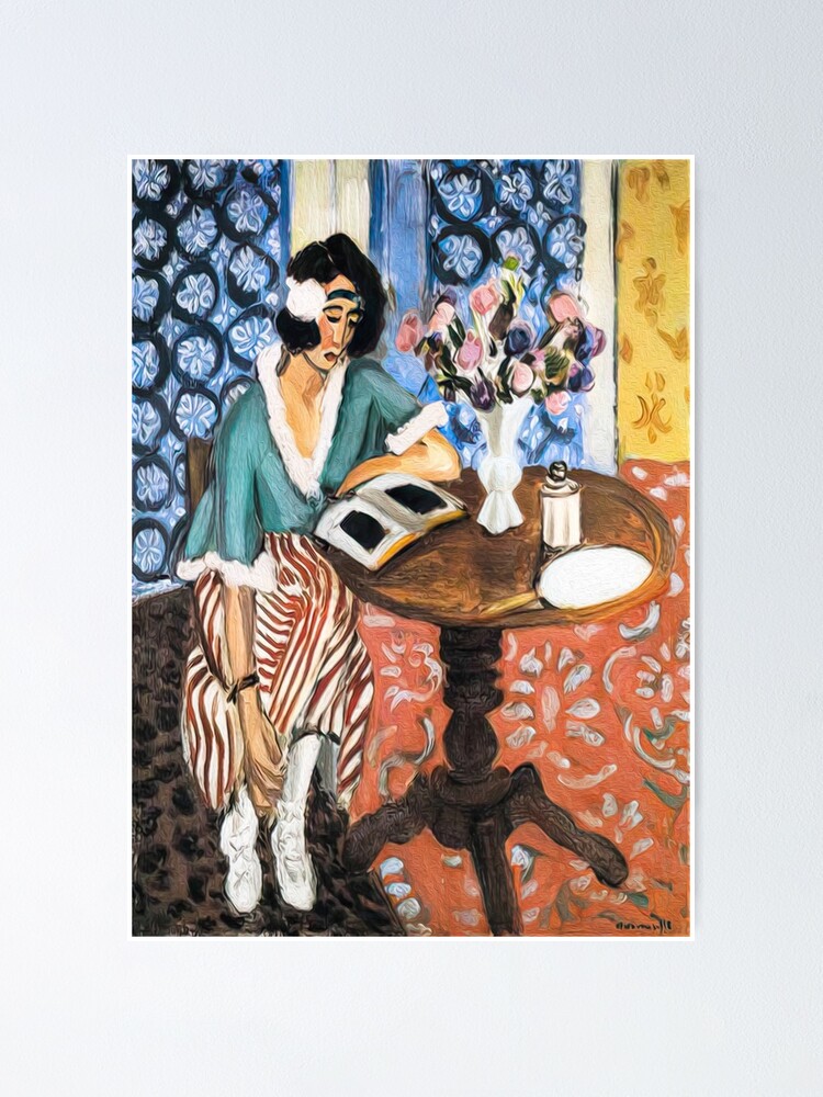 "Henri Matisse, Woman Reading, 1931" Poster For Sale By OnlyMatisseArt ...