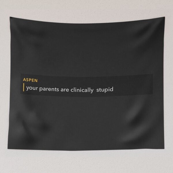 Item preview, "Your parents are clinically stupid" designed and sold by Moth Hawke Designs.
