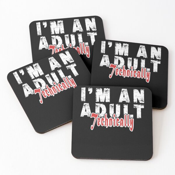 Item preview, I'm An Adult Technically Funny Birthday Gift Men Women Or Young Adult designed and sold by Countrysmart.