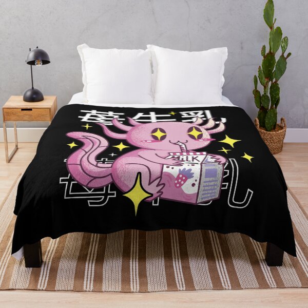 Item preview, Anime Axolotl Drinking Strawberry Milk Anime Gift Girls Teens designed and sold by Countrysmart.