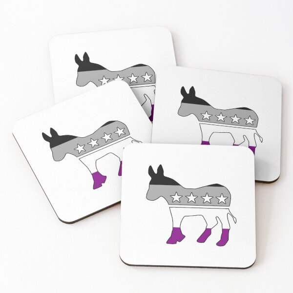 Item preview, Asexual Pride Democrat Donkey designed and sold by iudems.