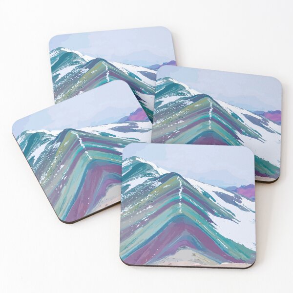 Item preview, Peru Print Rainbow Mountain designed and sold by mnewbbb.