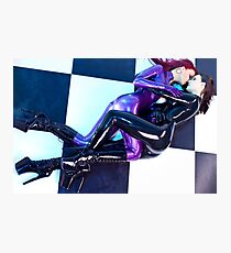 Two Latex Catsuits Photographic Print