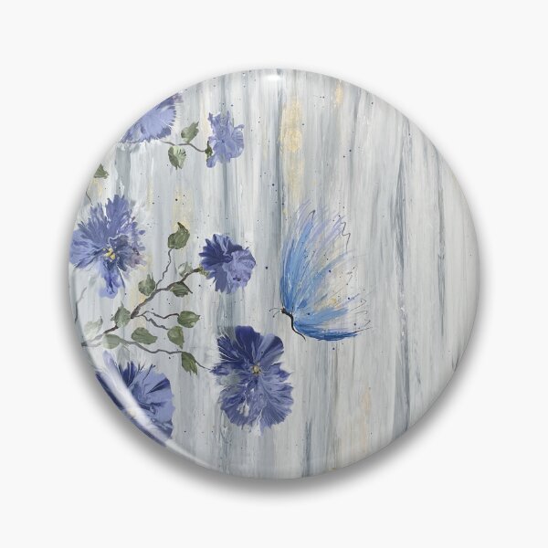 Item preview, Purple Floral with Butterfly designed and sold by Dusty-Penny.