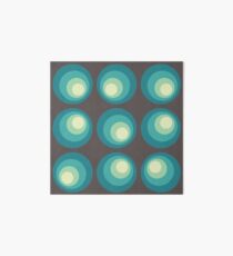 1970s Teal Spheres Art Board