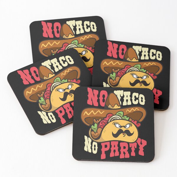 Item preview, No Taco No Party Angry Taco Emergency Funny Mexican Food designed and sold by Countrysmart.