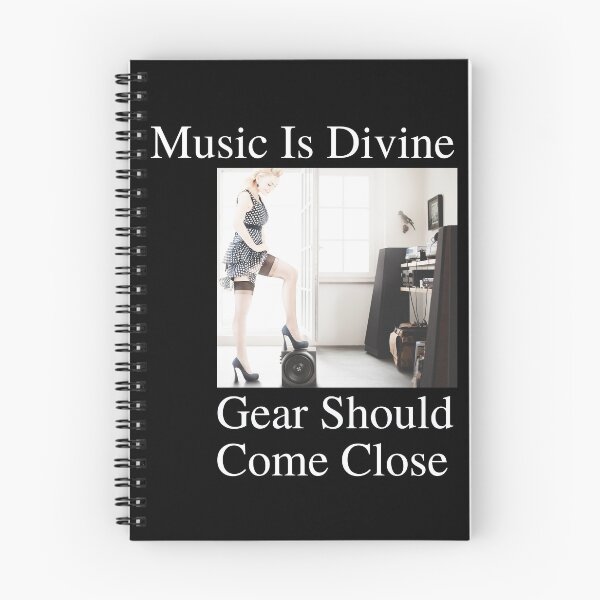 Item preview, Music Is Divine Gear Should Come Close 08 White Text designed and sold by TWMBDesigns.