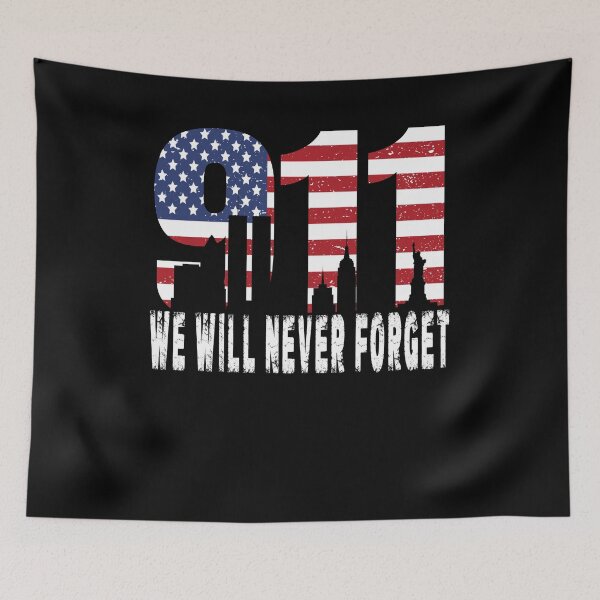 Item preview, We Will Never Forget 9 11 Remember The Heros designed and sold by Countrysmart.