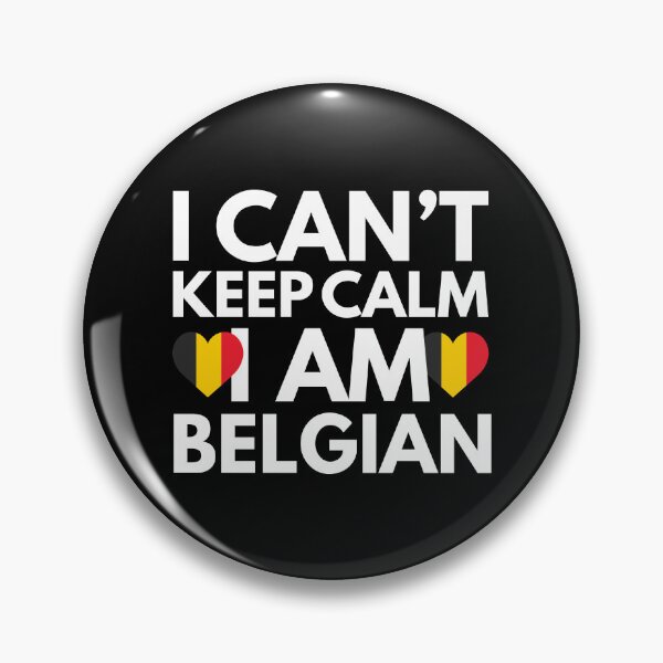 Artikelvorschau, Ich kann nicht ruhig bleiben, ich bin Belgier aus Belgien entworfen und verkauft von HelloFromAja.