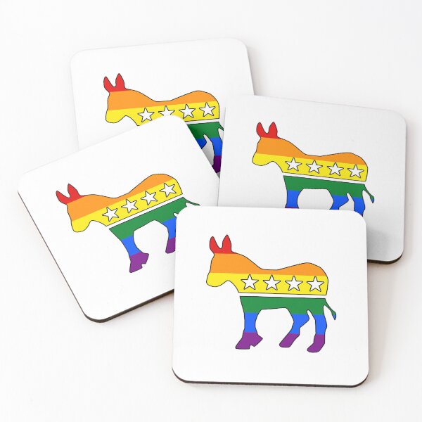 Item preview, Gay Pride Democratic Donkey designed and sold by iudems.