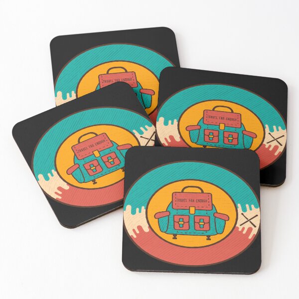 Item preview, Travel Far Enough Patch  designed and sold by joabaj.