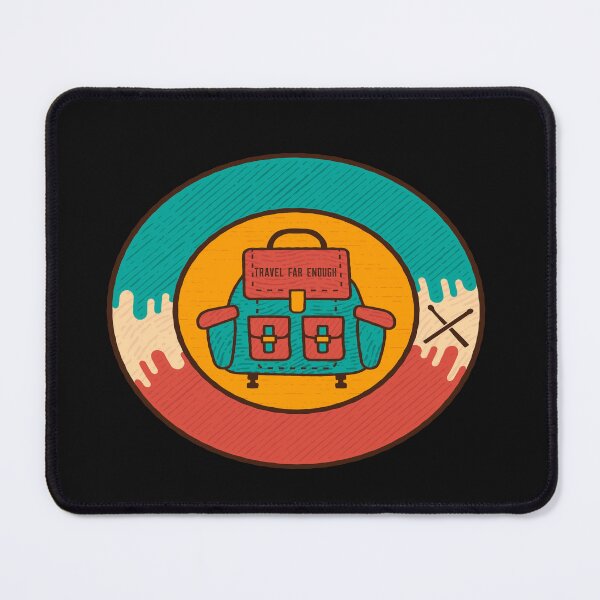 Item preview, Travel Far Enough Patch  designed and sold by joabaj.