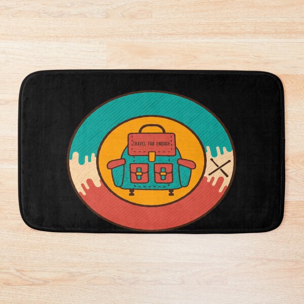 Item preview, Travel Far Enough Patch  designed and sold by joabaj.