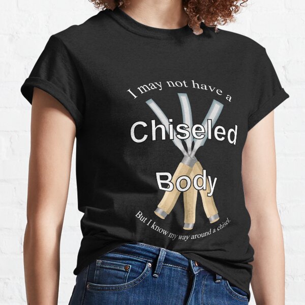 Chiseled Body (for dark backgrounds) Classic T-Shirt