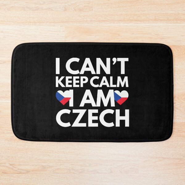 Item preview, I Cant Keep Calm, I am Czech from Czech Republic  designed and sold by HelloFromAja.