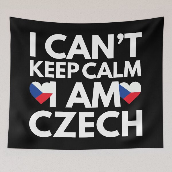 Item preview, I Cant Keep Calm, I am Czech from Czech Republic  designed and sold by HelloFromAja.