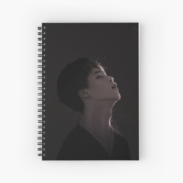 Jimin - Blanco y negro Cuaderno de espiral