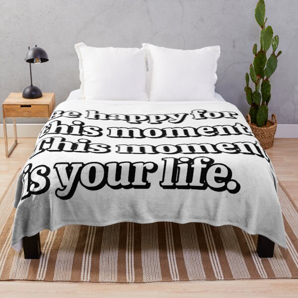 Item preview, Be happy for this moment - This moment is your life - happiness quotes designed and sold by Inspirationmotivation.