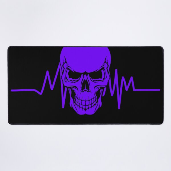Item preview, Purple Skull With Heart Rate designed and sold by Mark Cannon.