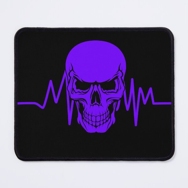 Item preview, Purple Skull With Heart Rate designed and sold by Mark Cannon.