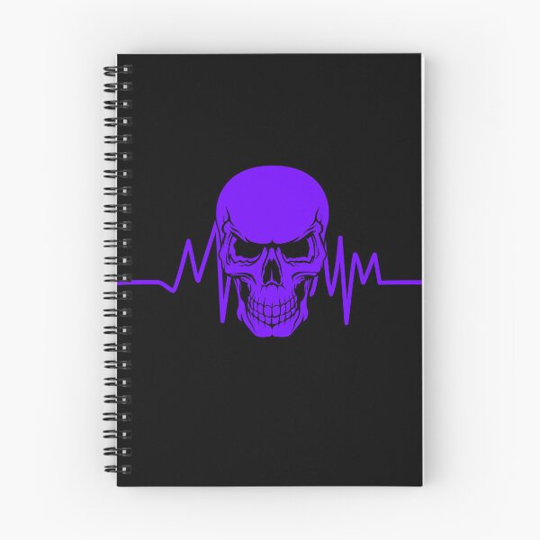 Item preview, Purple Skull With Heart Rate designed and sold by Mark Cannon.