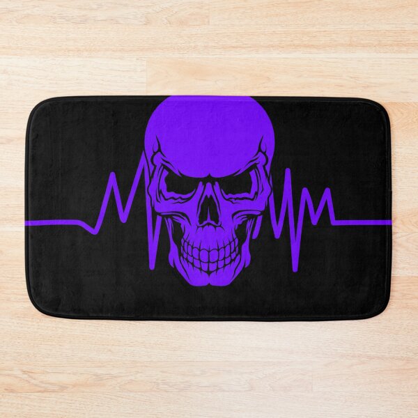 Item preview, Purple Skull With Heart Rate designed and sold by Mark Cannon.