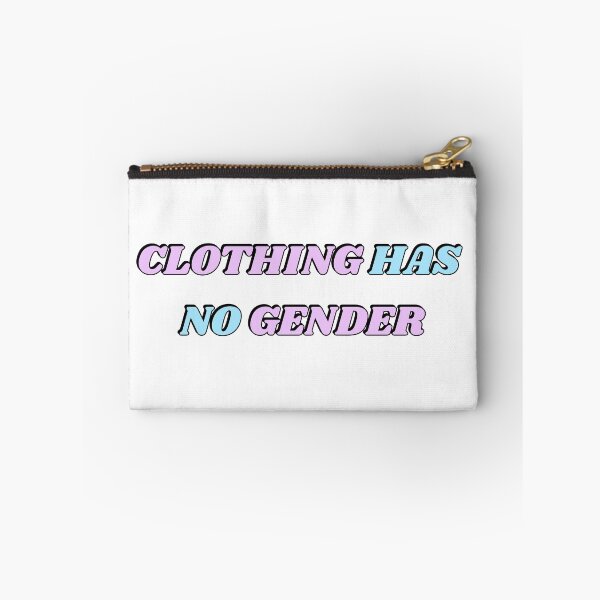 Item preview, CLOTHING HAS NO GENDER pink and blue designed and sold by Inspirationmotivation.