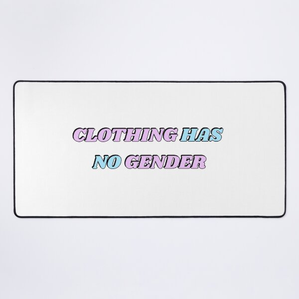Item preview, CLOTHING HAS NO GENDER pink and blue designed and sold by Inspirationmotivation.