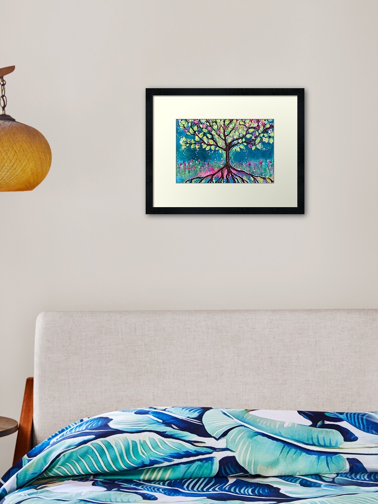 Thumbnail 2 of 7, Framed Art Print, Rooted Expansion designed and sold by margarettrost.