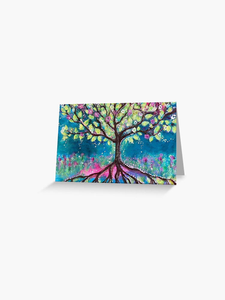 Thumbnail 1 of 2, Greeting Card, Rooted Expansion designed and sold by margarettrost.