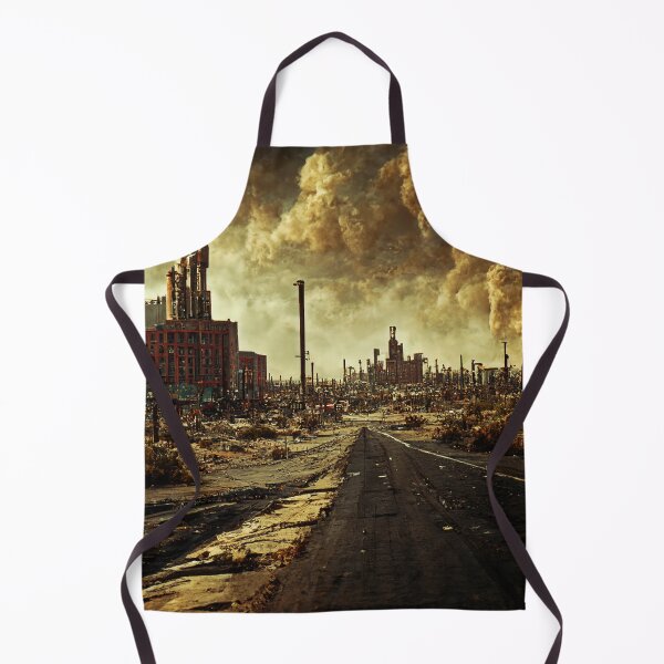 Artikelvorschau, Dramatische Aufnahme von Wasteland Abandoned Factory - Fallout Wasteland Landscape Cityscape Cinematic Digital Photography entworfen und verkauft von Nicky-Valentine.