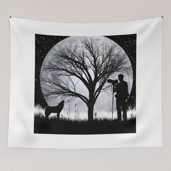 Item preview, Wolf Moon Cry, Zidika On Moon, Beautiful Zidika Design- designed and sold by bartdesigner.