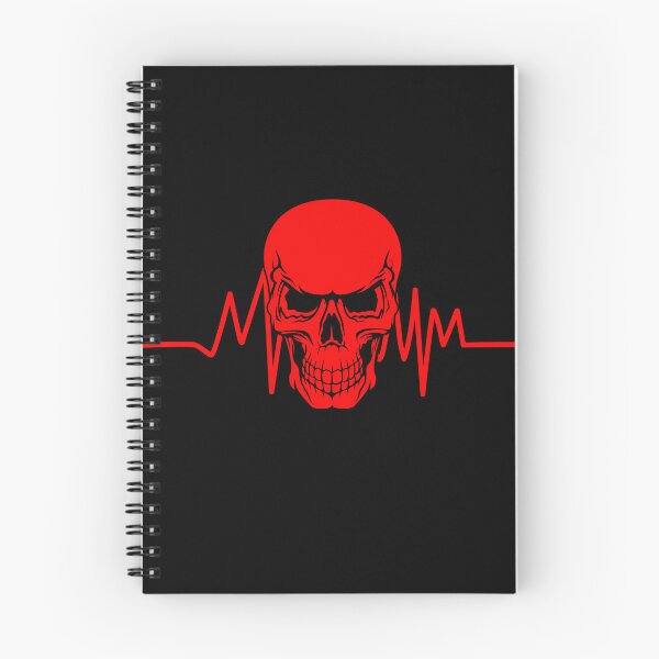 Item preview, Red Skull with Heart Rate designed and sold by Mark Cannon.