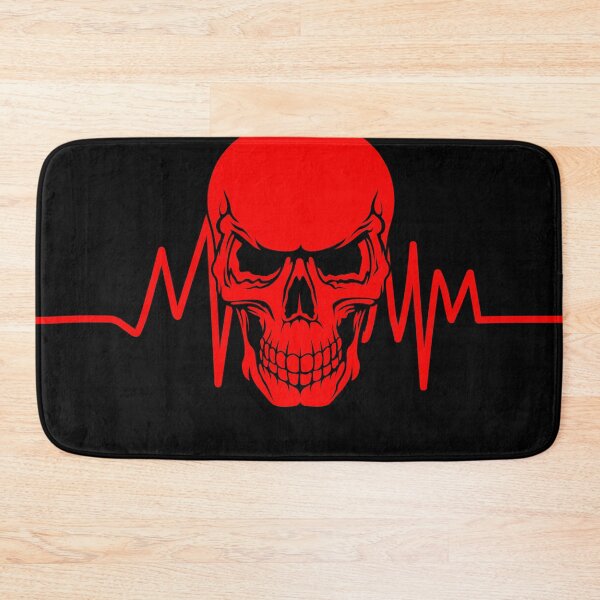 Item preview, Red Skull with Heart Rate designed and sold by Mark Cannon.