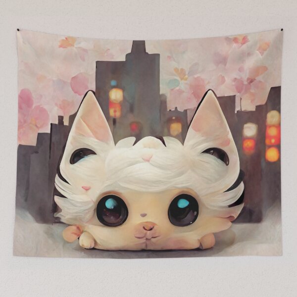Item preview, cool kitty designed and sold by CuteFluffyArt.