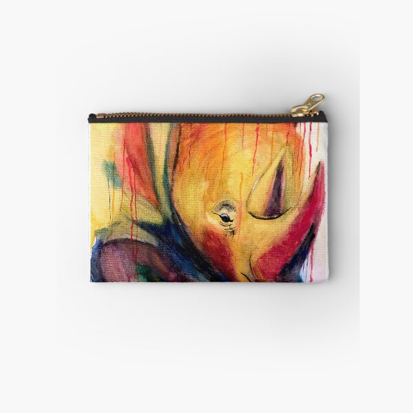Item preview, Plea of the Rhino - Acrylic on Canvas - by Canadian artist C J Grobler designed and sold by SirenSeventyOne.