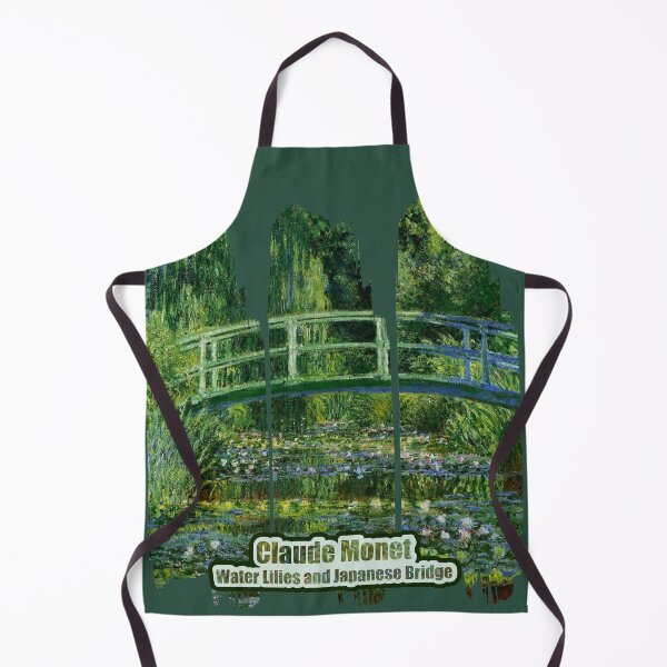 Item preview, Claude Monet Japanese Bridge ovar a lily pond famous artist painting designed and sold by BePosh.