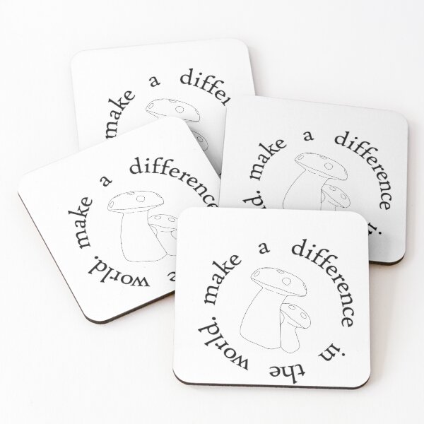 Item preview, Make A Difference In The World mushrooms designed and sold by xyungchitto.