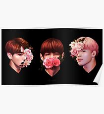 ❀ Flowers + Maknae Line ❀ Poster