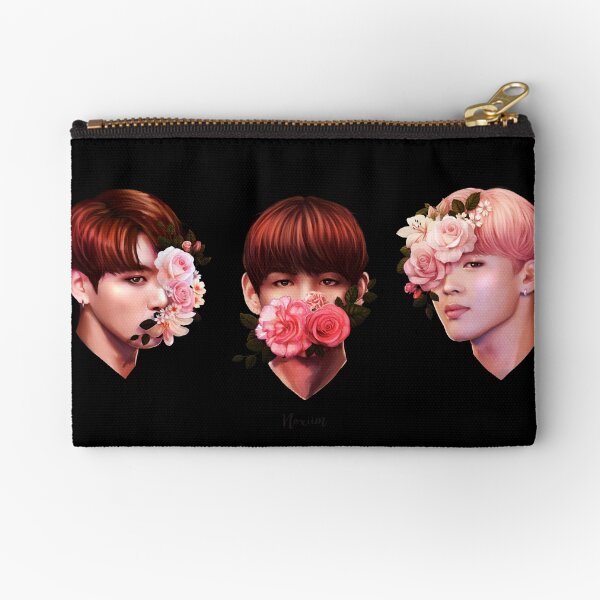 ❀ Flowers + Maknae Line ❀ Zipper Pouch