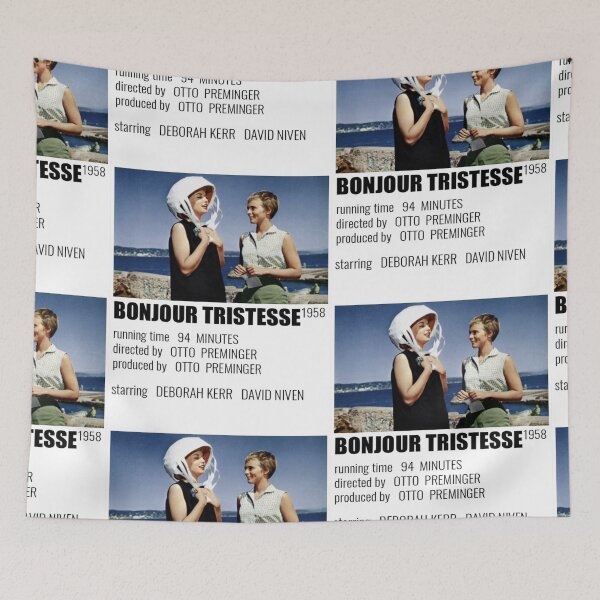Item preview, Bonjour Tristesse Alternative Poster designed and sold by rosesbwayshop.