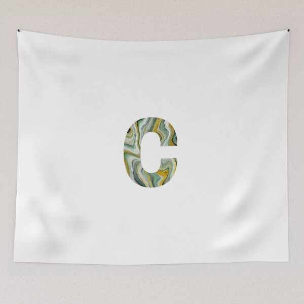 Item preview, The Letter C Green Marble Font designed and sold by smiledeer78.