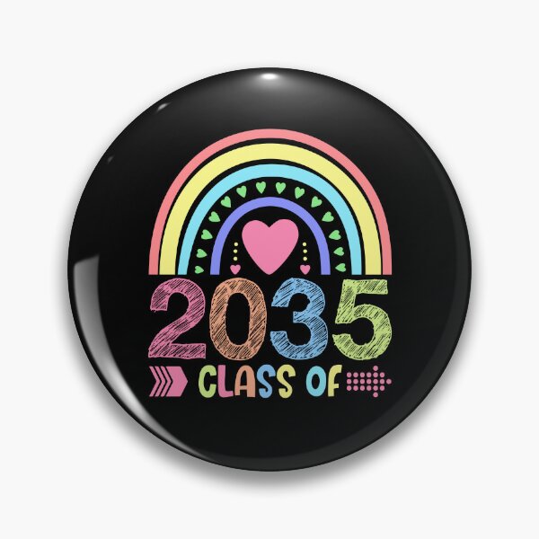 Item preview, Class Of 2035 Graduation Rainbow And Awesome Retro Vintage Essential designed and sold by Spunitywear.