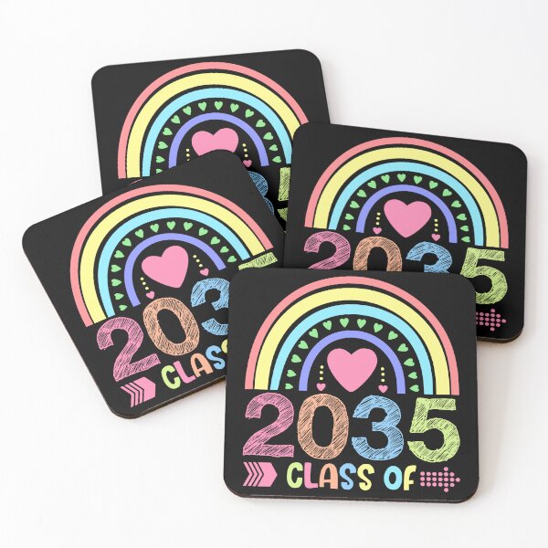 Item preview, Class Of 2035 Graduation Rainbow And Awesome Retro Vintage Essential designed and sold by Spunitywear.