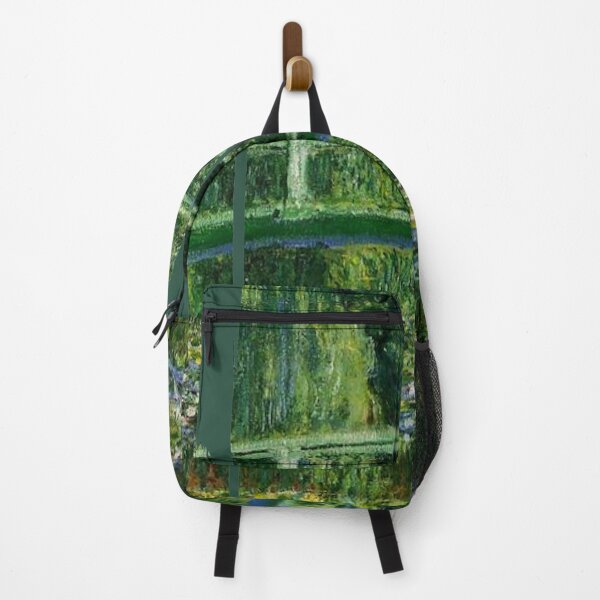 Item preview, Claude Monet Japanese Bridge ovar a lily pond famous artist painting designed and sold by BePosh.