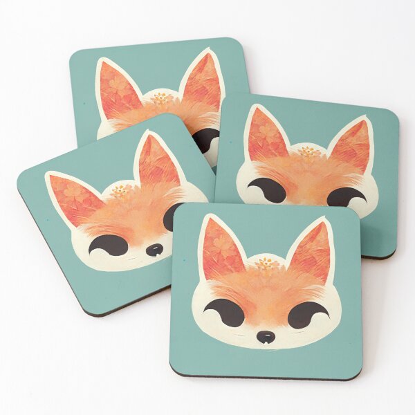 Item preview, Icon Red Fox designed and sold by CuteFluffyArt.