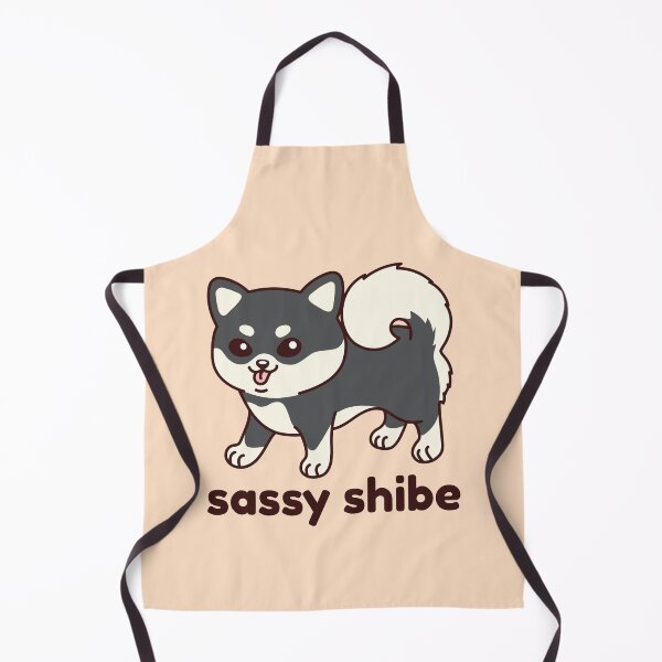 Item preview, Sassy Shibe - Shiba Inu - Black and Cream designed and sold by NoreenDesigns.