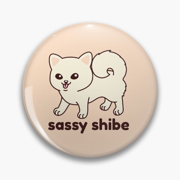 Item preview, Sassy Shibe - Shiba Inu - Cream designed and sold by NoreenDesigns.