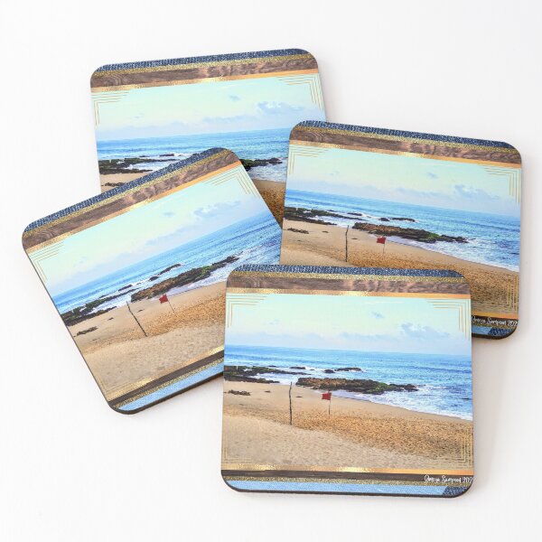 Item preview, Blue Sea and Red Flag designed and sold by artbyomega.
